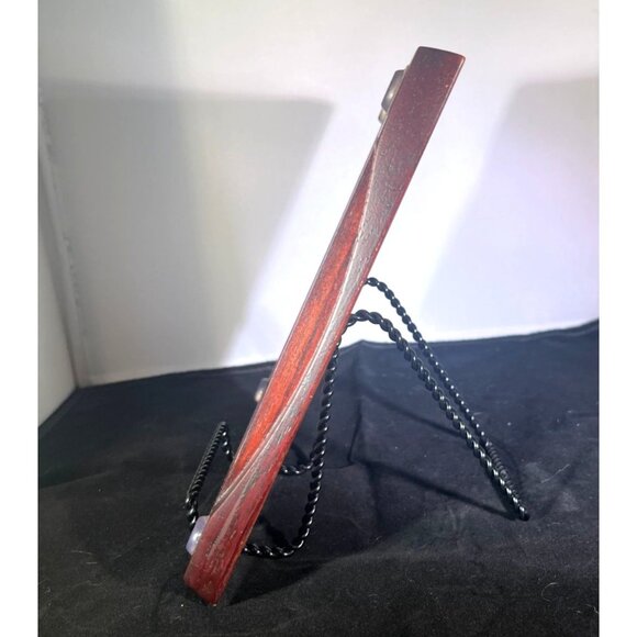 Vintage Style Rooster Wall Plaque Or Trivet  8" Ceramic & Wood - Picture 2 of 3